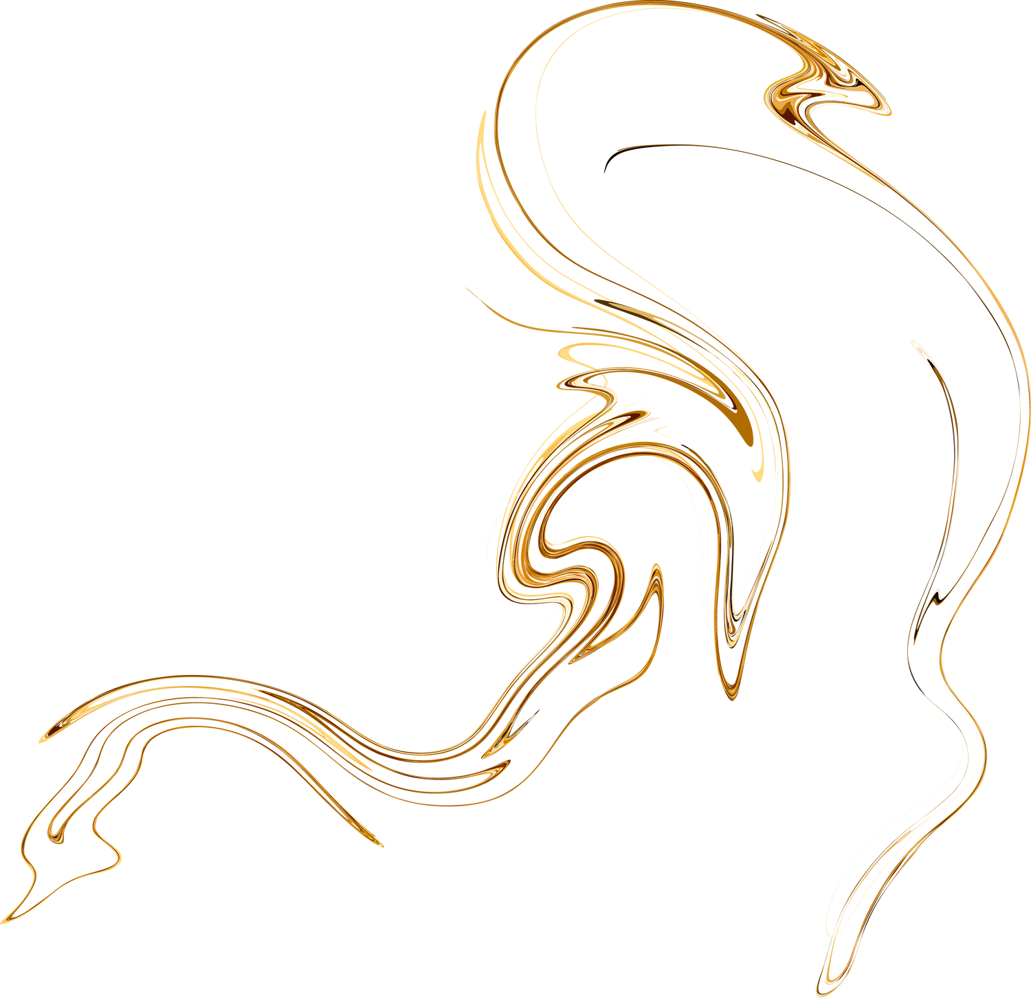Gold marble lines