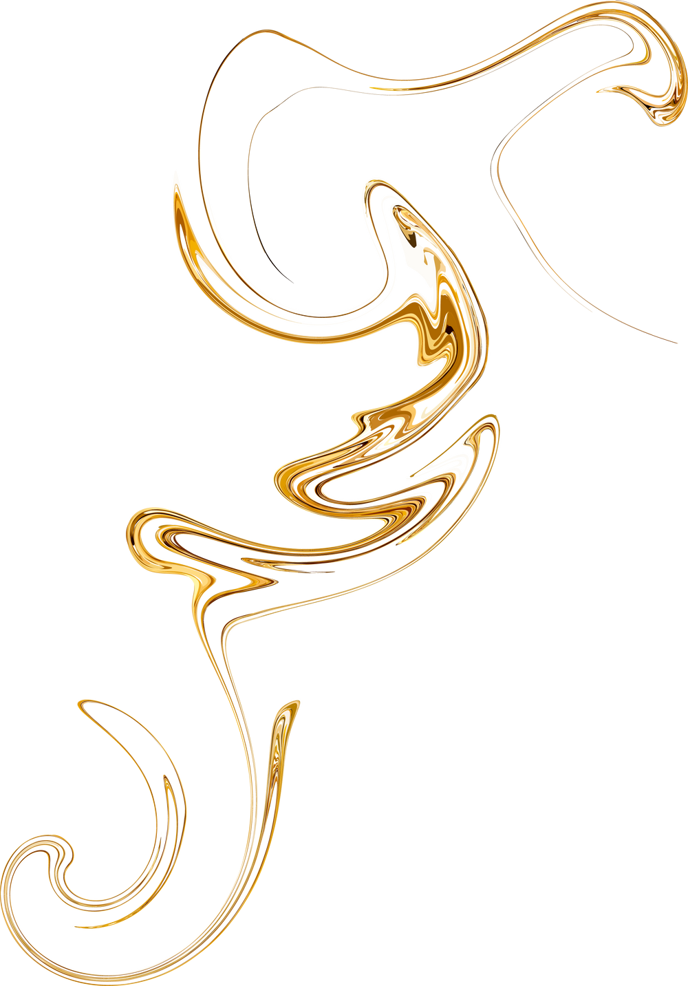 Gold marble lines